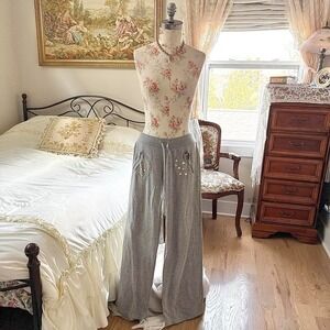 gray flare sweats  Y2K Rocawear gray flare sweatpants size medium